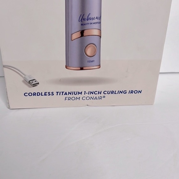 Conair Unbound Cordless Tutanium 1-inch Curling Iron - Picture 2 of 10
